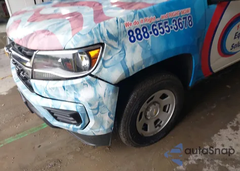 2021 Chevrolet Colorado 4Wd Short Box Wt from USA, damaged, VIN 1GCGTBEN8M1293135